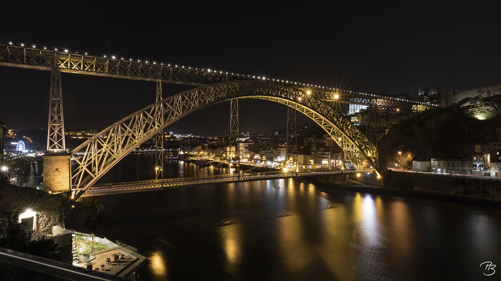 Abend an der Ponte Dom Luis I