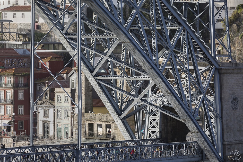 Fachwerk-Bogenbrücke Ponte Dom Luís I Porto