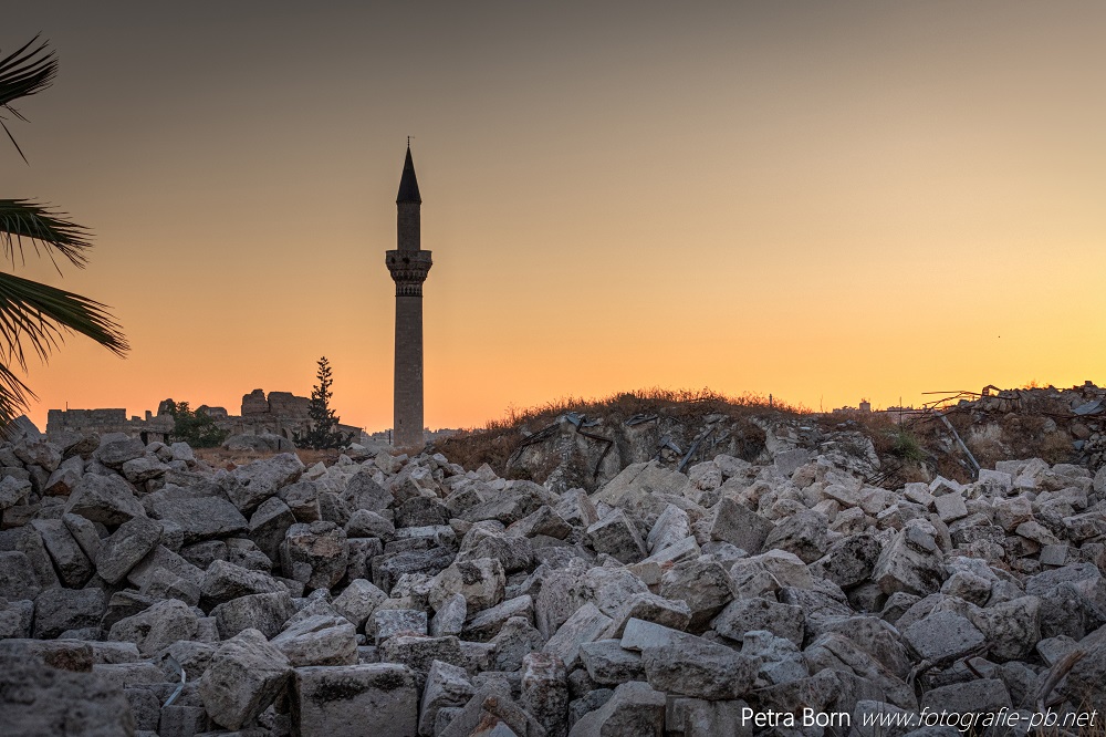 Abend in Aleppo, Syrien