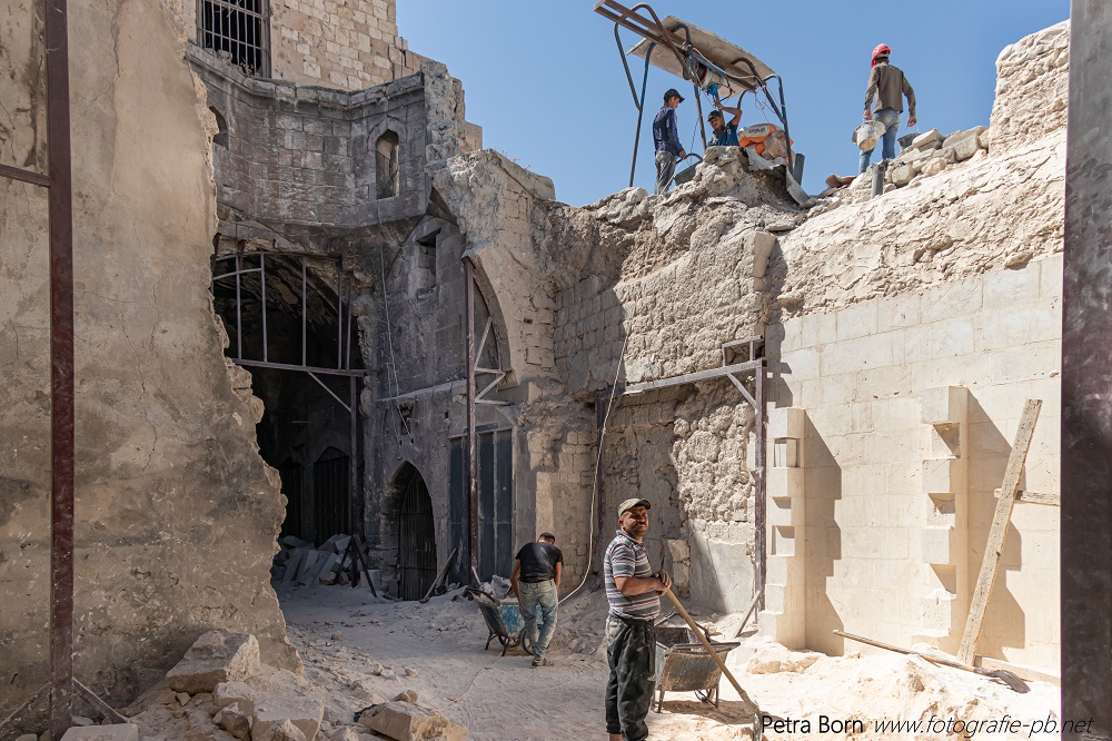 Wiederaufbau in Aleppo
